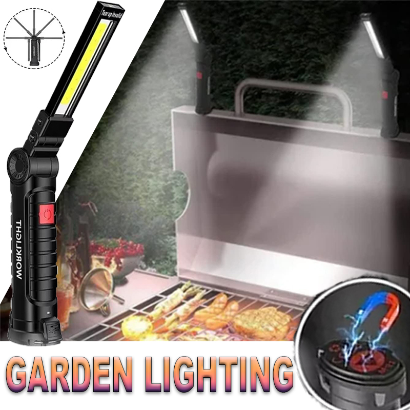 Outdoor Adventures - Senter LED Portabel dengan Kait Magnetik