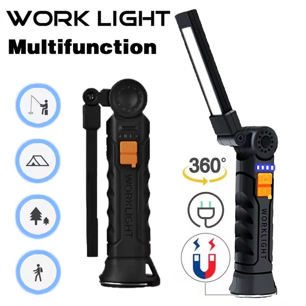 Outdoor Adventures - Senter LED COB Portabel Senter Isi