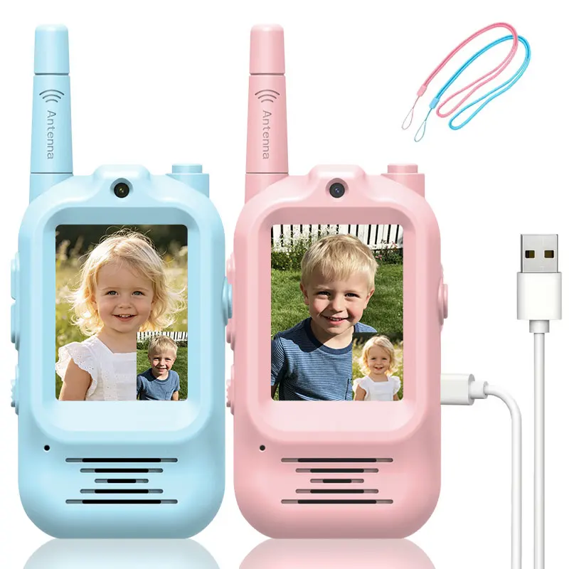 Outdoor Adventure Toys For Kids - 2 buah Walkie Talkie Video Anak
