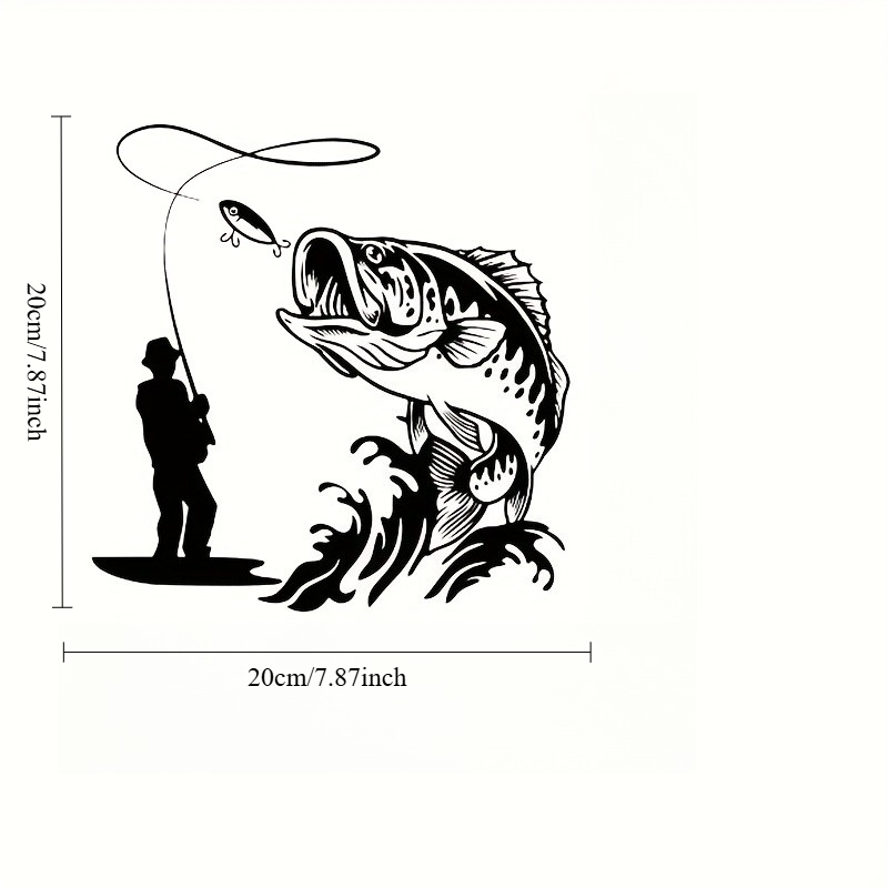 Stiker Van Camper Pemancing 20 - Outdoor Adventure Rv ulasan dan harga