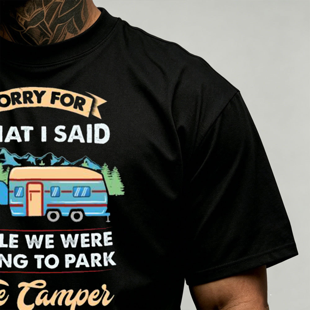 Kaos Pria Bergambar Camper Tra - Outdoor Adventure Rv ulasan dan harga