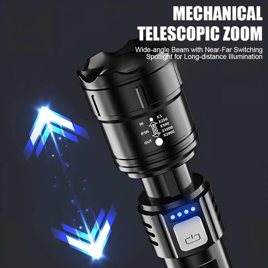 Senter LED P50 Daya Tinggi, Da - Outdoor Adventures ulasan dan harga