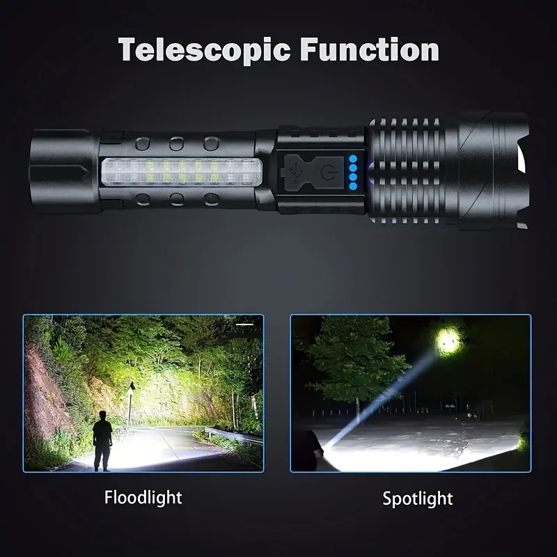 Senter LED XHP50 yang Kuat, Ta - Outdoor Adventures ulasan dan harga