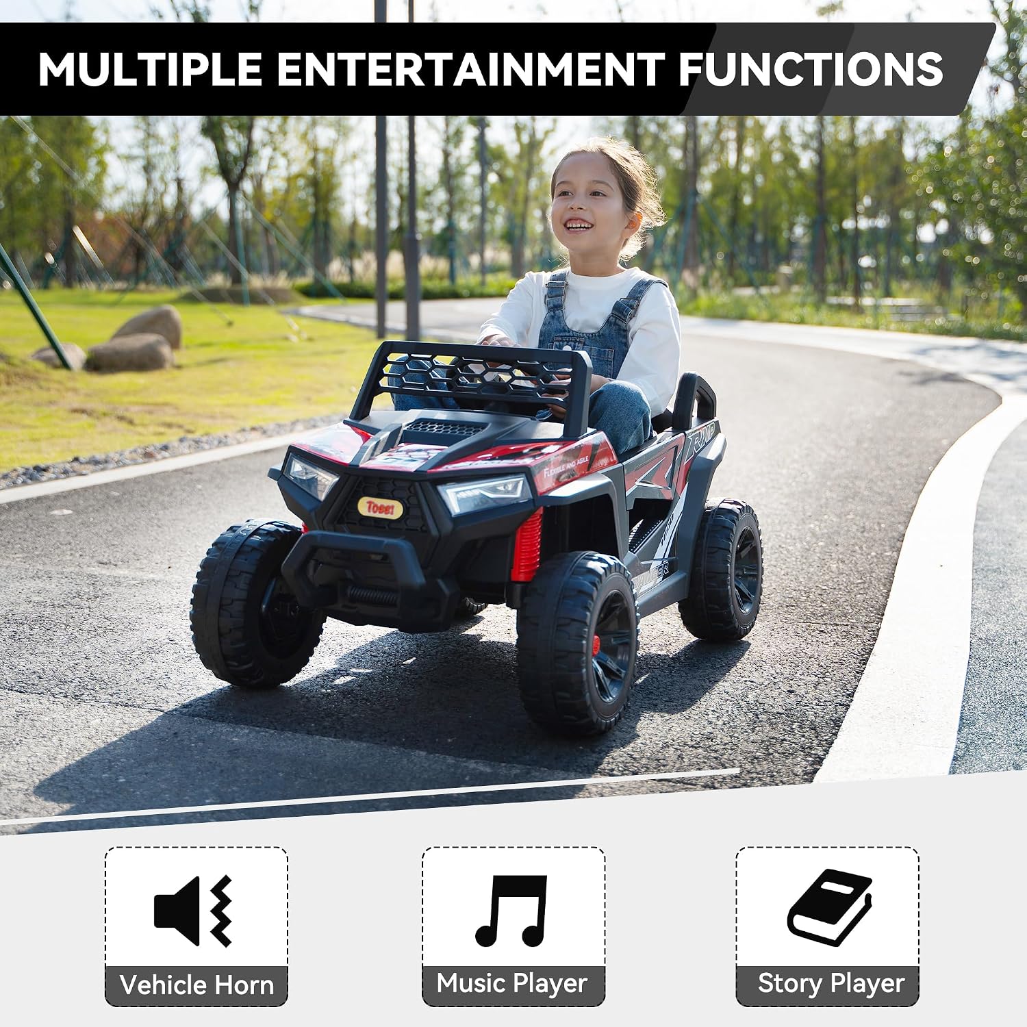 Mobil Mainan Listrik 4 Roda Be - Outdoor Adventure Toys For Kids ulasan dan harga